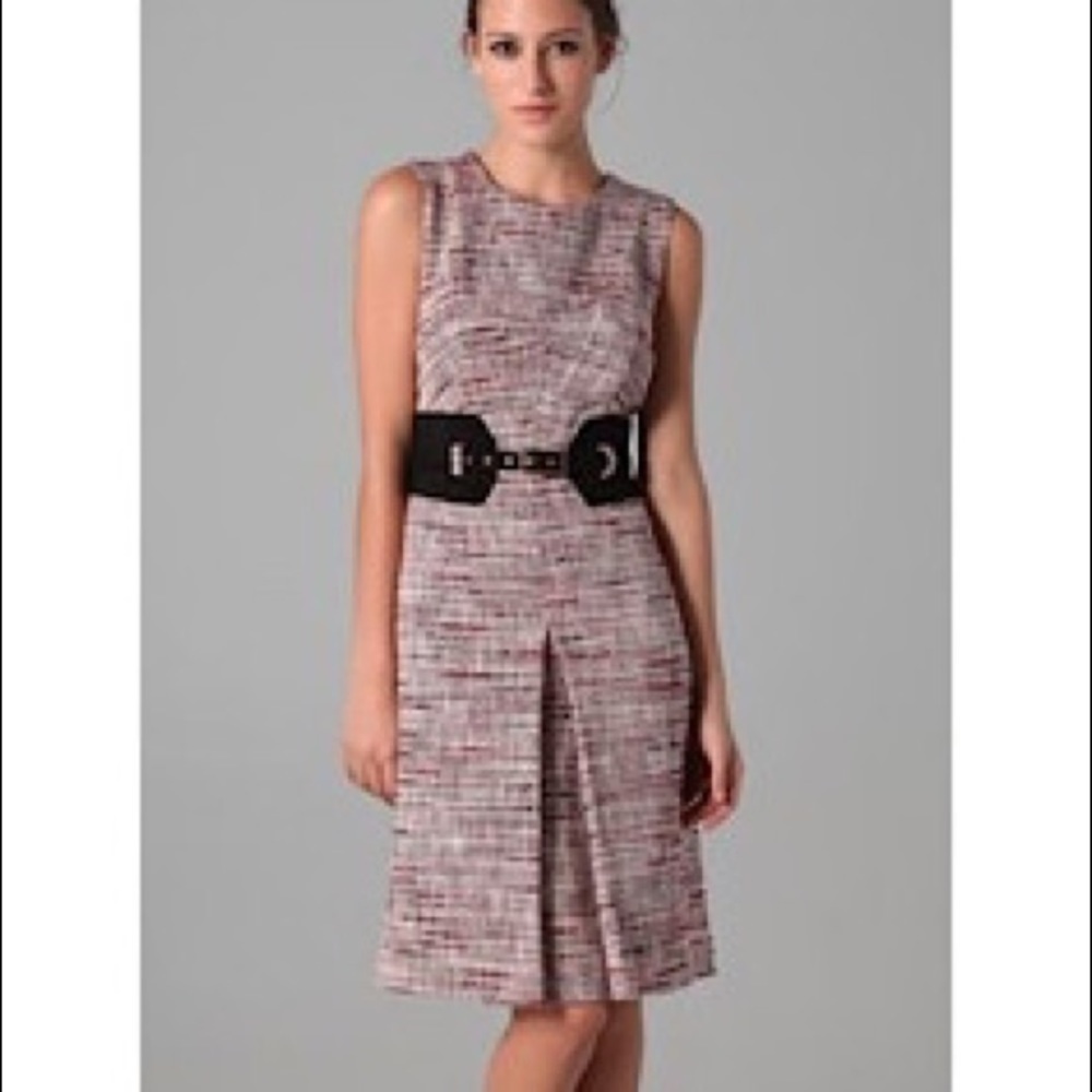 Milly Tweed belted dress SZ 8